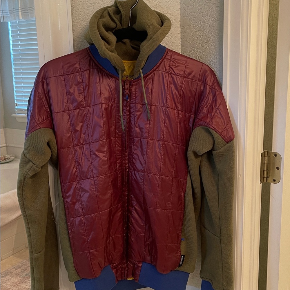Cotopaxi Kusa Hybrid Bomber Hooded Insulated Jacket W/Fleece SzS Adorably Cute!